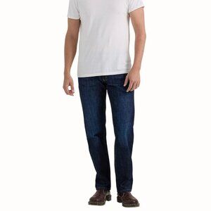Lee Mens Regular Fit Straight Leg McClane Blue Denim Jeans Stretch 34 X 32 NEW